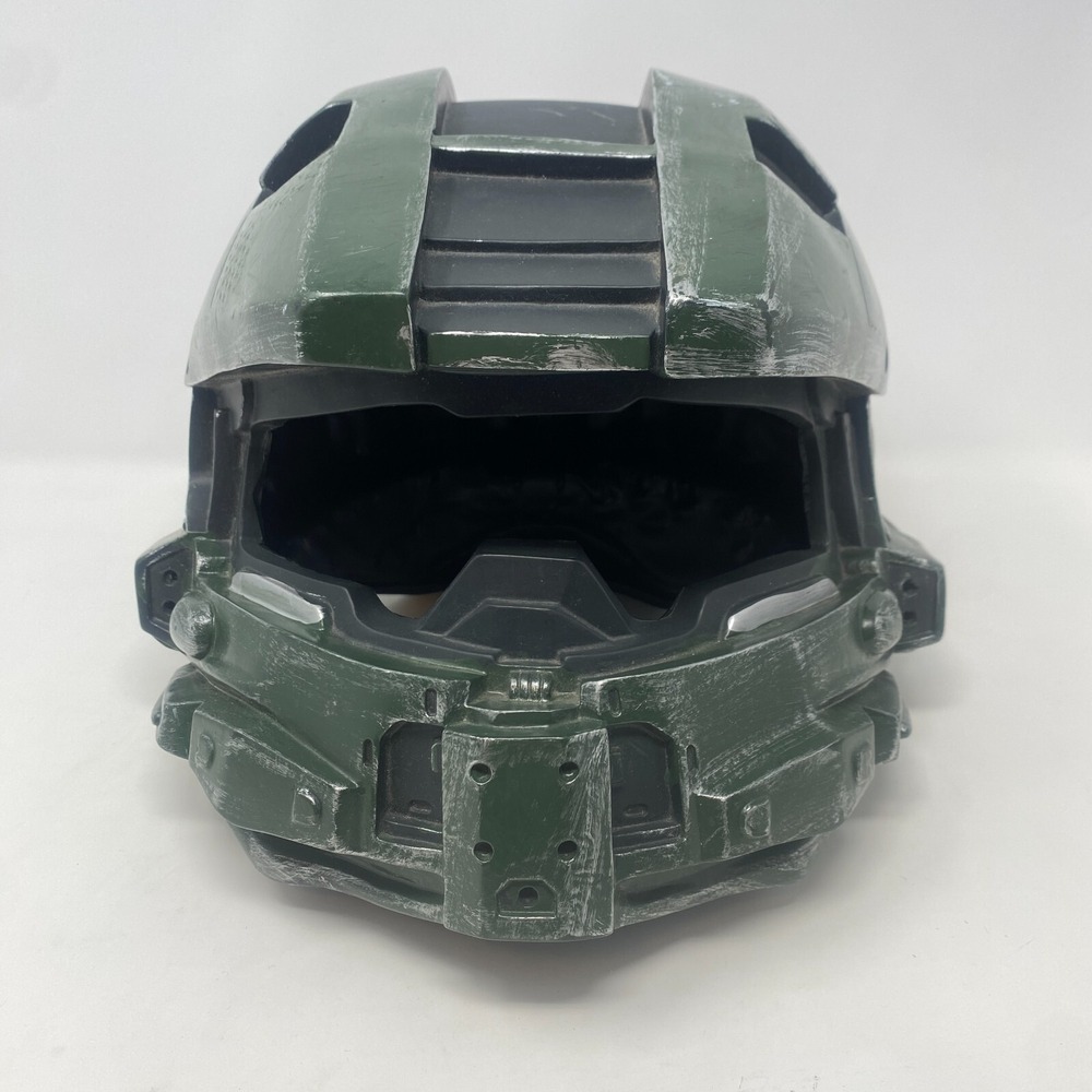 Xcoser‎ Halo Resin Helmet Green Mask Cosplay 1:1 Replica Prop Size XSmall